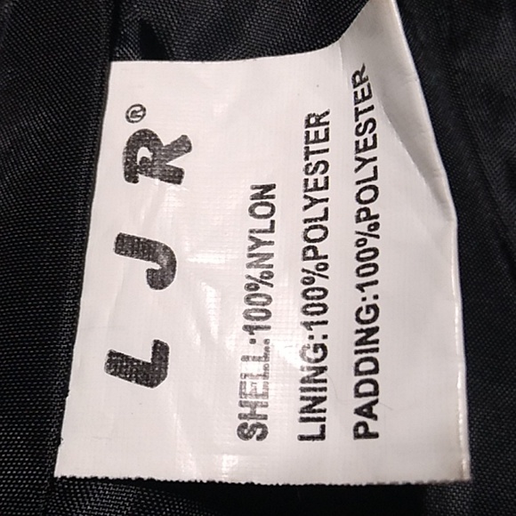 RARE! LJR JR Puffer Coat Zip/Snap Button Closure Sz.L - Picture 14 of 15
